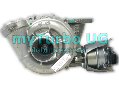 Turbolader PSA 762328-0003, 1685819, 31319528, 966049350 1,6HDI Citroen, Ford, Peugeot, Volvo GT1544